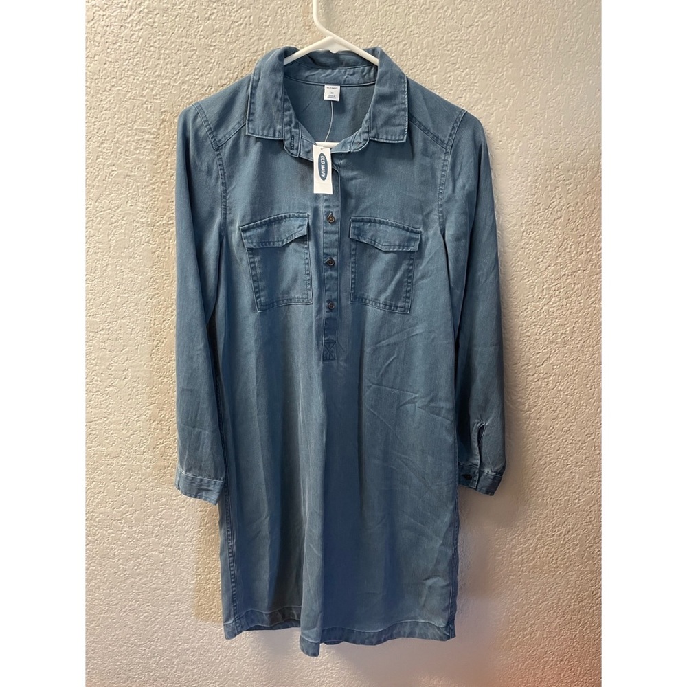 Old Navy Denim Long Sleeve Dress